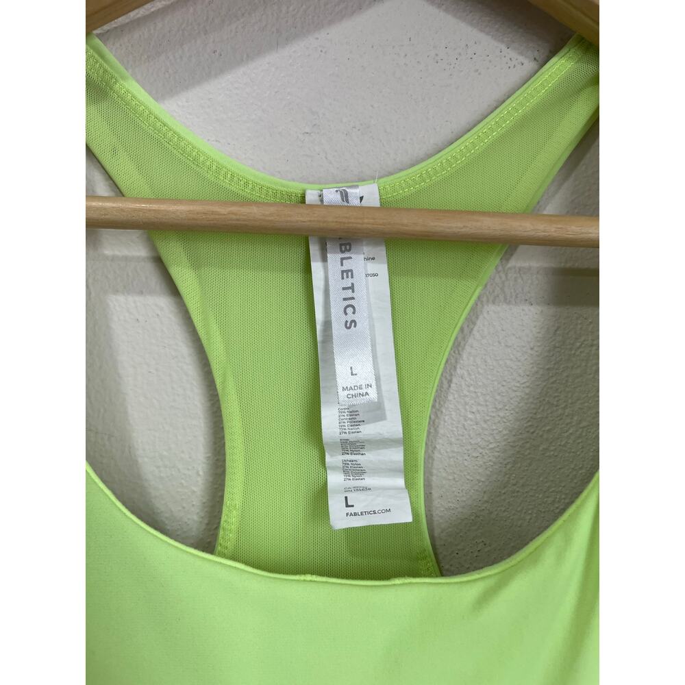 Fabletics One Cargo Activewear Dress Neon Spark Green Size L Gymwear - Picture 4 of 5